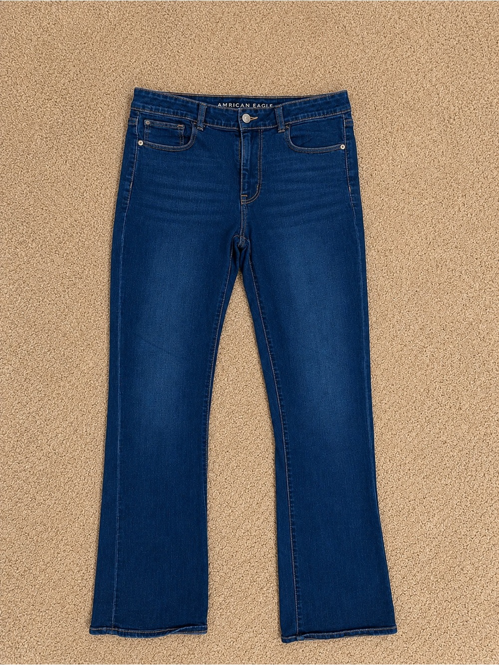 American Eagle Outfitters Women’s Dark Blue Boot Leg Jeans